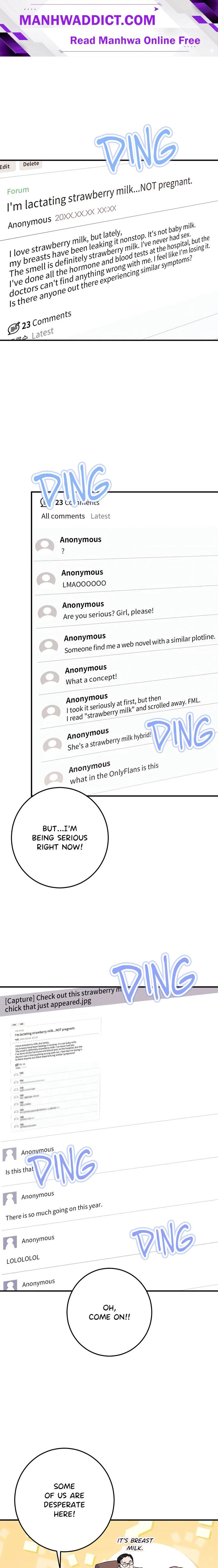 Milk My Strawberries (Uncensored) - Chapter 2 Page 1